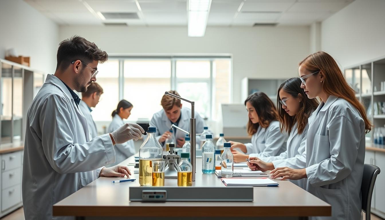 Modern university campus for students